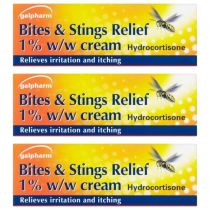Galpharm Bites & Stings Relief Cream Hydrocortisone 10gm - Pack of 3