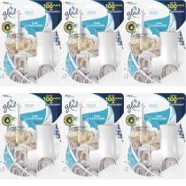 Glade Pure Clean Linen Electric Scented Oil Holder & Refill 20ml - Pack of 6