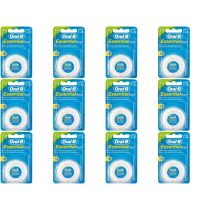 Oral B Essential Waxed Mint Floss 50m - Pack of 12