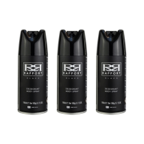 Rapport Black Body Spray 150ml - Pack of 3