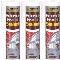 Everbuild External Frame Acrylic Sealant Brown 290ml - Pack of 3