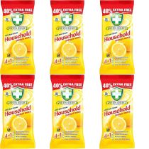 Greenshield Anti Bacterial Household Surface Wipes 70Wipes - Pack of 6