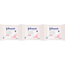 Johnsons Makeup Be Gone Refreshing Wipes 25's - Pack of 3