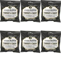 Jakemans Throat and Chest Menthol Sweets Cherry 73g - Pack of 6