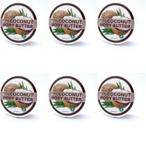 Derma V10 Coconut Body Butter Deep Moisturizing & Nourishment 220ml - Pack of 6