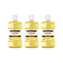 Listerine Lime & Mint Mouthwash 500ml - Pack of 3