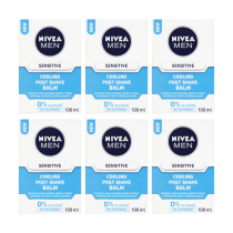 Nivea Men Post Shave Balm Cooling Sensitive 100ml - Pack of 6