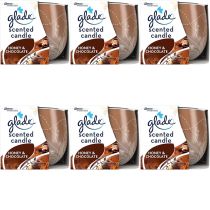 Glade Honey and Chocolate scented candle air freshener 120g glass jar
