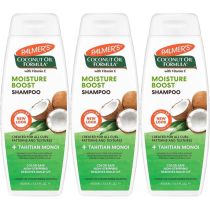 Palmer's Coconut Oil Formula Moisture Boost Shampoo 400ML - Pack of 3