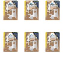 Glade Electric Scented Oil Holder & Refill Sandalwood & Jasmine 20ml - Pack of 6
