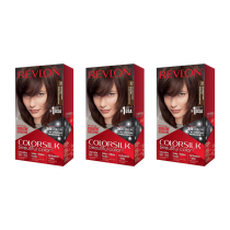 Revlon Colorsilk Hair Colour Dark Mahogany Brown 32 - Pack of 3