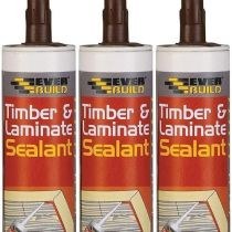 Everbuild Timber & Laminate Sealant Oak 300ml - Pack of 3