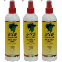 African Essence Braid Sheen Spray 355ml - Pack of 3