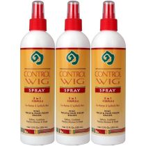 African Essence Control Wig Spray 3 in 1 Formula 355ml - Pack of 3