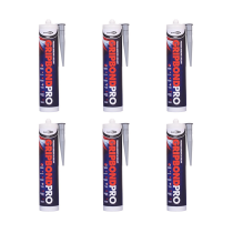 Bond It Gripbond Pro Grey Hybrid Adhesive Sealant 310ml - Pack of 6