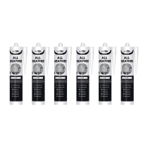 Bond It Rain-Mate All-Weather Sealant Clear 300ml - Pack of 6