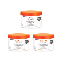 Cantu For Men Leave-In Rinse Out Conditioner Hair & Beard 368gm - Pack of 3