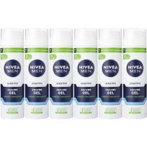 Nivea Shave Gel Sensitive Men 200ml - Pack of 6