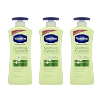 Vaseline Intensive Care Aloe Soothe Soothing Hydration Body Lotion 600ml - Pack of 3