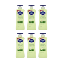 Vaseline Intensive Care Aloe Soothe Soothing Hydration Body Lotion 600ml - Pack of 6
