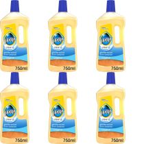 Pledge Gentle Wood Floor Cleaner 750ml - Pack of 6