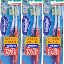 Wisdom Xtra Clean Firm Toothbrush Twin Pack - Pack of 3