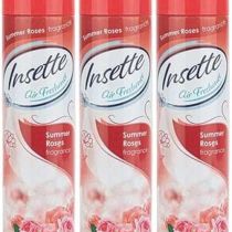 Insette Air Freshener Summer Rose 300ml - Pack of 3