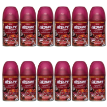 Airpure Automatic Air Freshener Refill Mulled Wine 250ml - Pack of 12