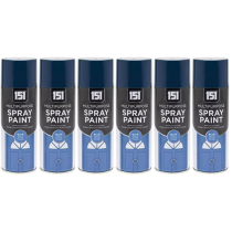 151 Blue Gloss Multi Purpose Aerosol Spray Paint 400ML- Pack of 6