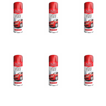 Rapide Auto Extreme All Purpose Spray Paint Can Red Gloss Finish 250ml - Pack of 6