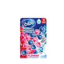 Bloo Power Active Clear Water Flower Toilet Cleaner 4 Function Formula 3 Pack