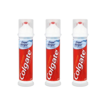 Colgate Toothpaste Pump Cool Stripe Cavity Protection Fluorid 100ml - Pack of 3