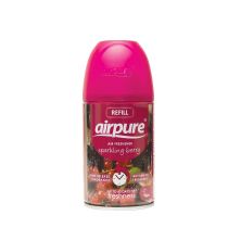 Airpure Automatic Air Freshener Refill Sparkling Berry 250ml can on a shelf
