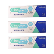 Clinomyn Fresh Mint Fluoride Toothpaste for Smokers with Anti-Stain Formula 75ml - Pack of 3