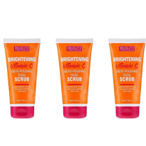 Beauty Formulas Vitamin C Micro-Polishing Facial Scrub 150ml - Pack of 3