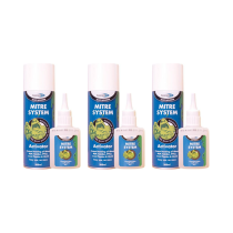 Bond It Mitre Bonding Kit superglue and activator system on a woodworking bench
