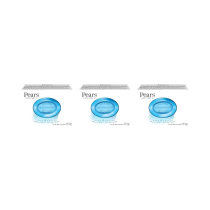Pears Pure & Gentle Transparent Soap with Mint Extracts 125g - Pack of 3