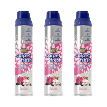1001 Carpet Fresh Blush Rose & Magnolia Carpet Foam Freshener 300ml - Pack of 3