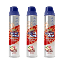 1001 Carpet Fresh Apple & Cinnamon Carpet Foam Freshener 300ml - Pack of 3