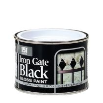 151 Coatings High Performance Iron Gate Black Gloss Paint 180ML