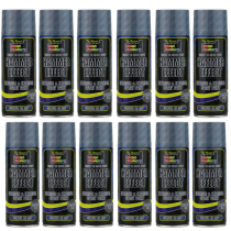 Paint Factory Hammer Effect Interior & Exterior Spray paint Grey 400ml - Pack of 12