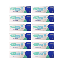 Clinomyn Fresh Mint Fluoride Toothpaste for Smokers with Anti-Stain Formula 75ml - Pack of 12