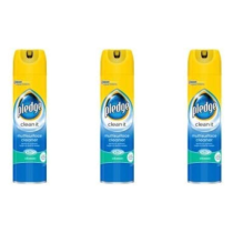 Pledge Clean It Multi Surface Classic Cleaner 250ml spray bottle on a kitchen counter
