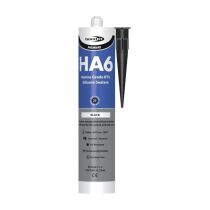 Bond It Premiere HA6 Black Marine Grade RTV Silicone Sealant 310ml 