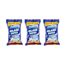 Duzzit Glass Wipes 50 wipes - Pack of 3