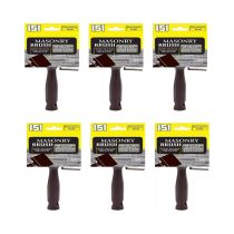 151 Masonry Paint Brush with Hanging Clip  - Pack of 6