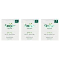 Simple Soap Twin Pack Gentle Cleansing 2x100g - Pack of 3