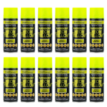 Paint Factory All Purpose Neon Yellow Spray Can 400 ml - Pack of 12