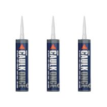 Everbuild Caulk Once Premium Quality Acrylic Caulk White 295 ml - Pack of 3
