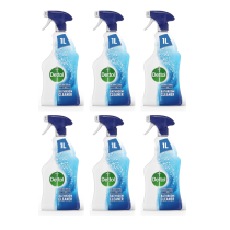 Dettol Power and Pure Antibacterial Bathroom Cleaner Spray 1L - Pack of 6